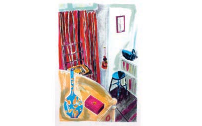 My Mother's House-lithograph (Fry Gallery)