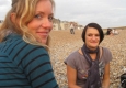 Katie Mac and chum relax