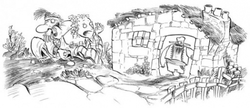 A page from book 3 of the Dragon's Blood Pirate series.
