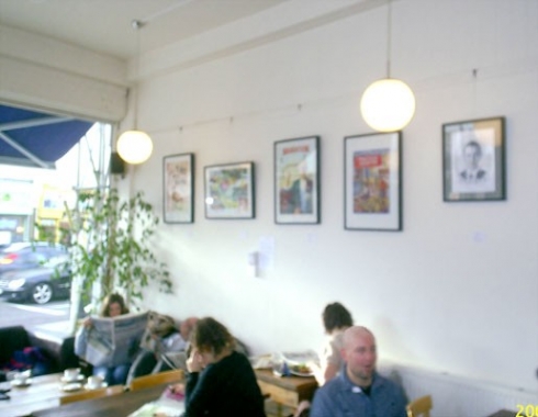 My little show of wacky framed poster-prints ...